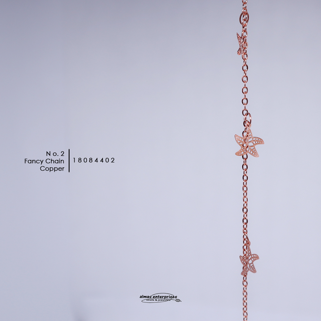 No.2 Copper Fancy Chain/m
