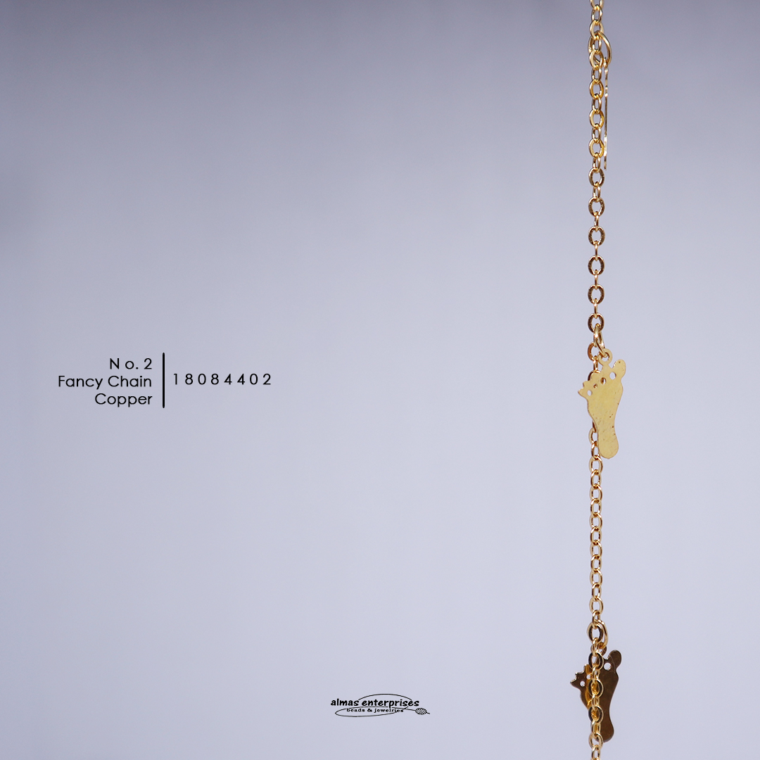No.2 Copper Fancy Chain/m