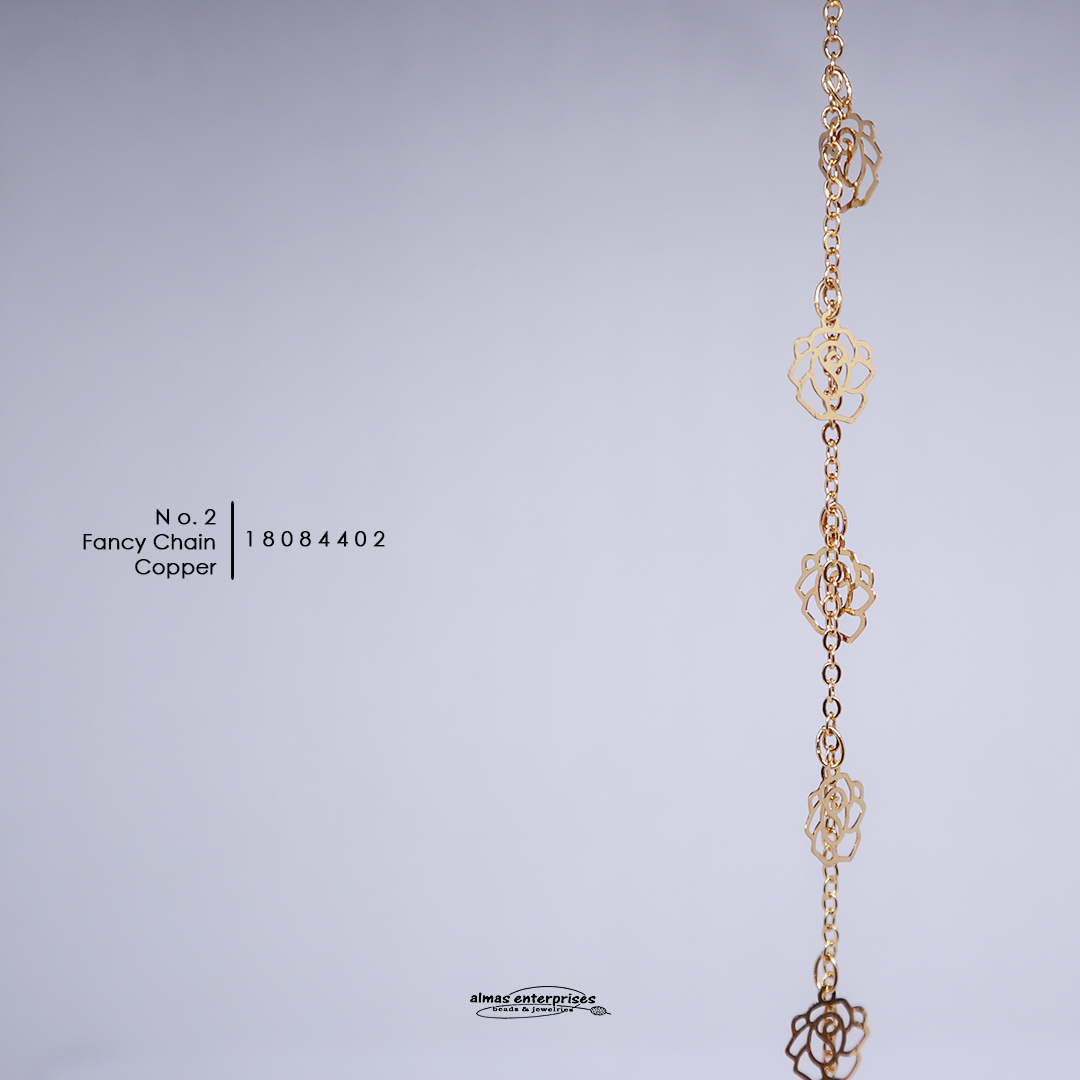 No.2 Copper Fancy Chain/m