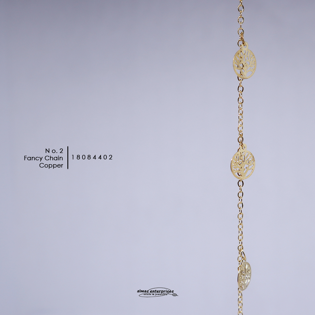 No.2 Copper Fancy Chain/m
