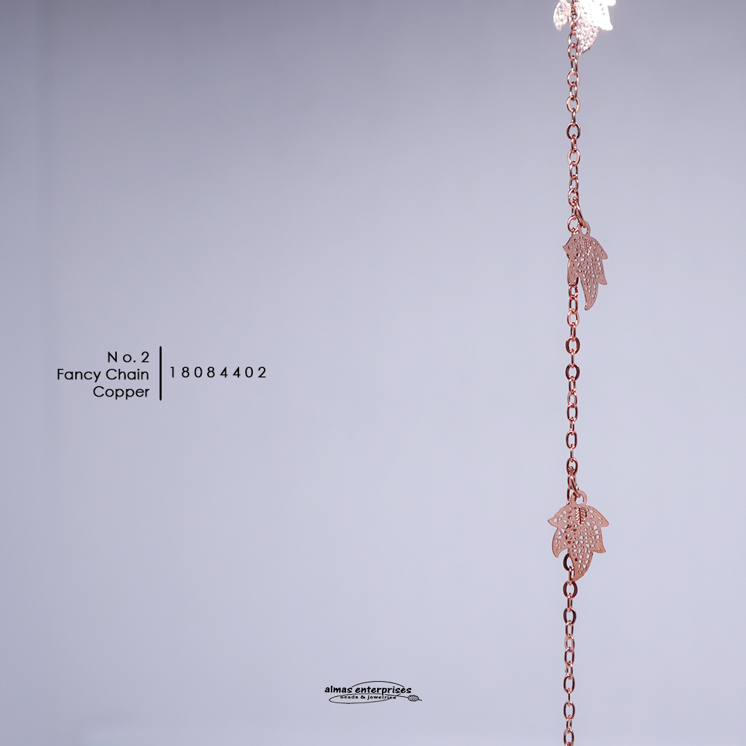 No.2 Copper Fancy Chain/m