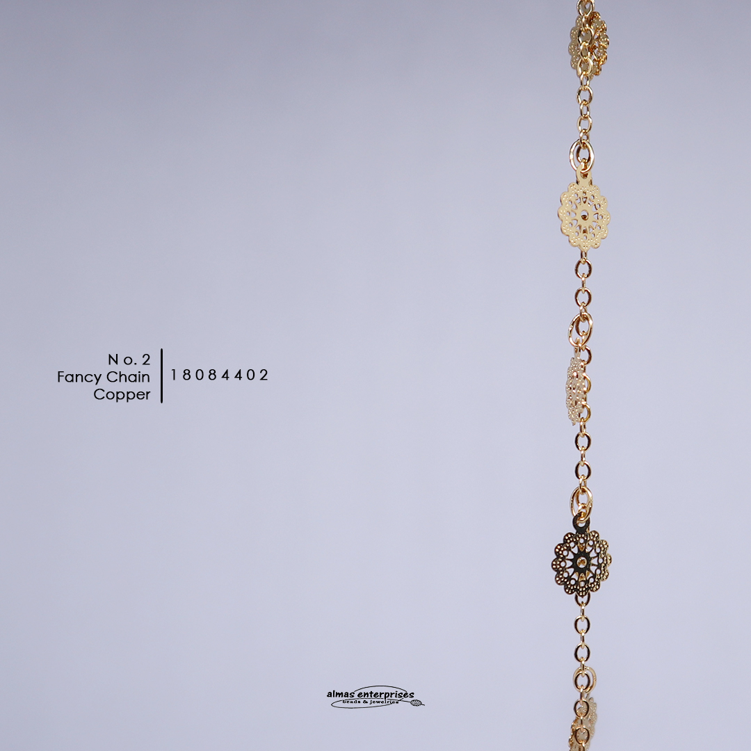 No.2 Copper Fancy Chain/m