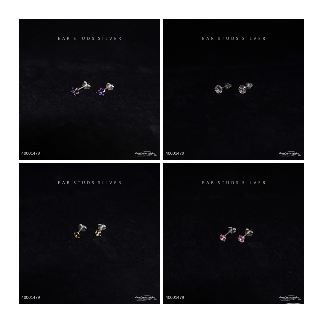 Ear Studs Silver 925/pair