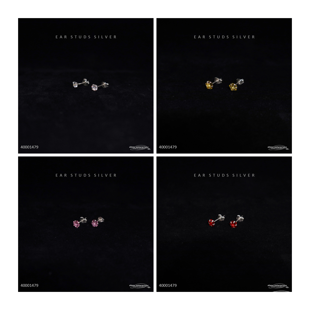 Ear Studs Silver 925/pair