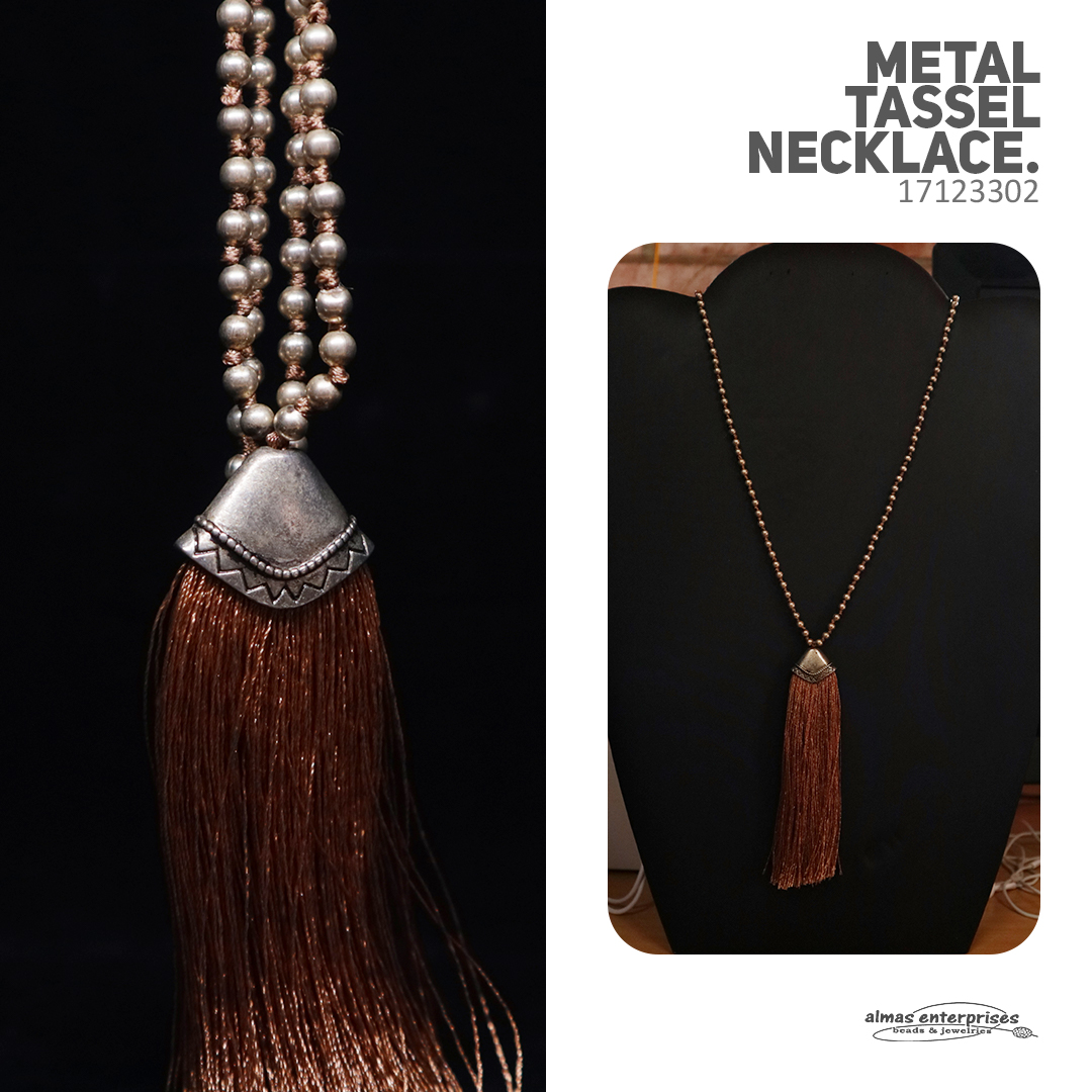 60cm Metal Tassel Necklace