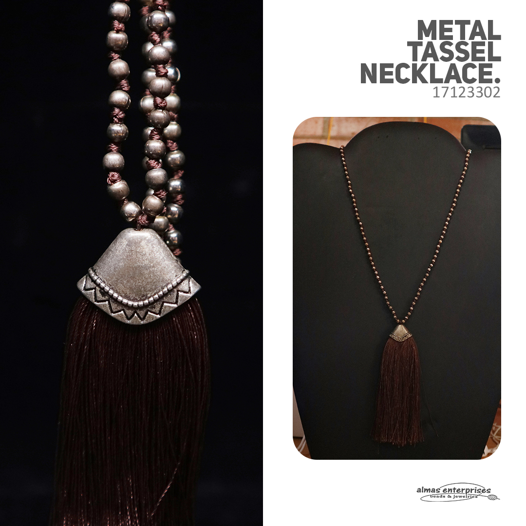 60cm Metal Tassel Necklace
