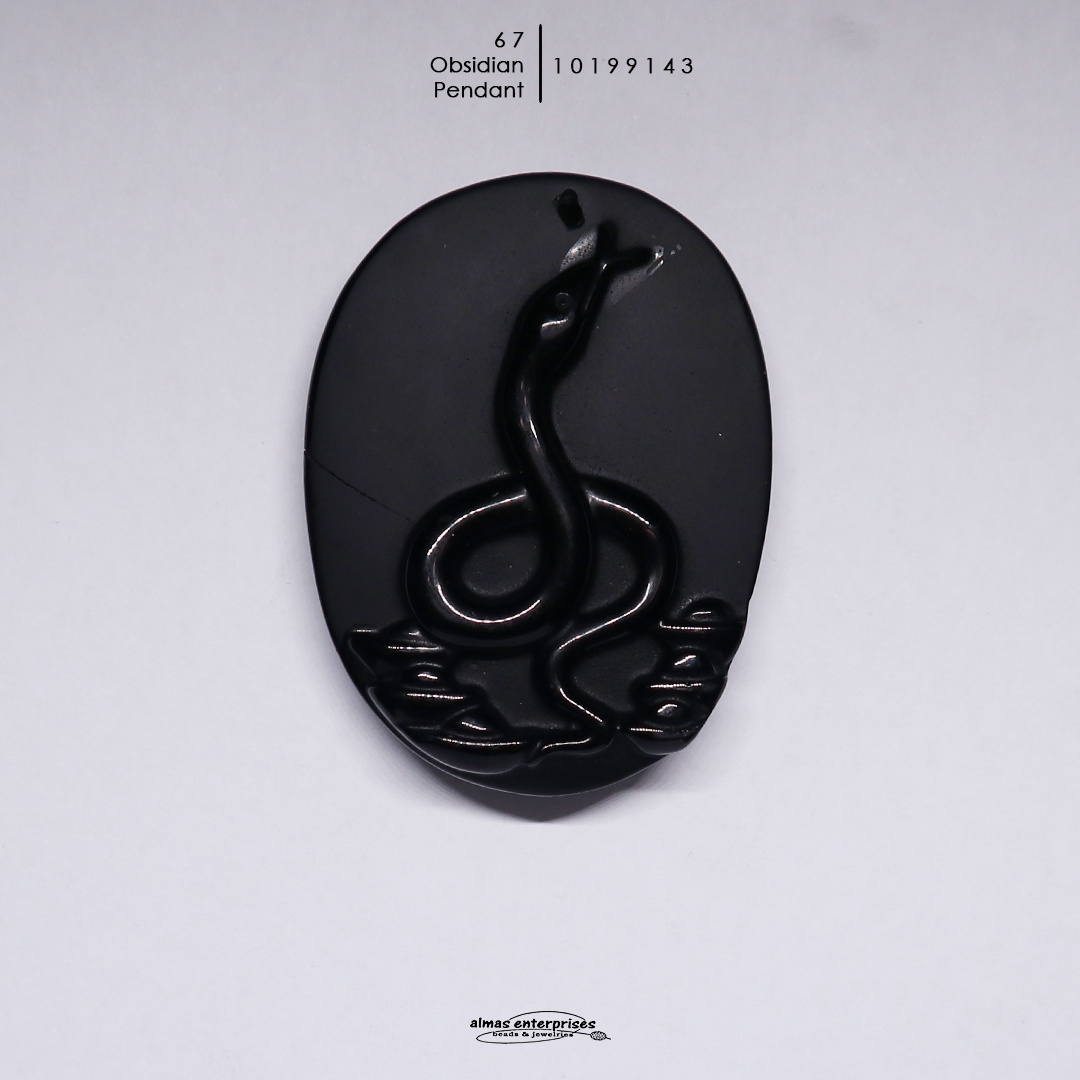  Various Obsidian Pendant 67