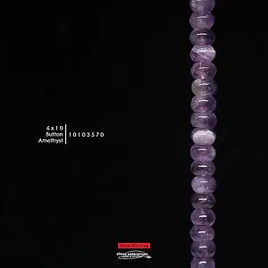 [10103570] Button 6x10 Amethyst