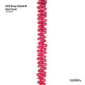 5X9 Drop Sidedrill Red Coral