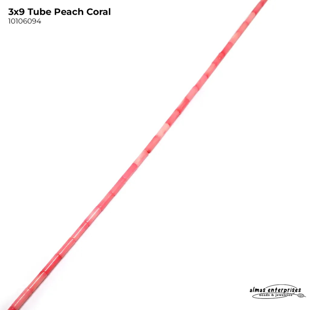 [10106094] 3X9 Tube peach Coral