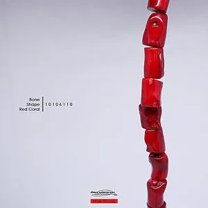Bone Shape Red Coral