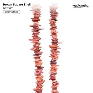 BROWN SQ SHELL