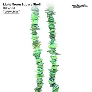 LT GREEN SQ SHELL