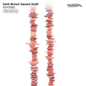 Dark Brown Sq Shell
