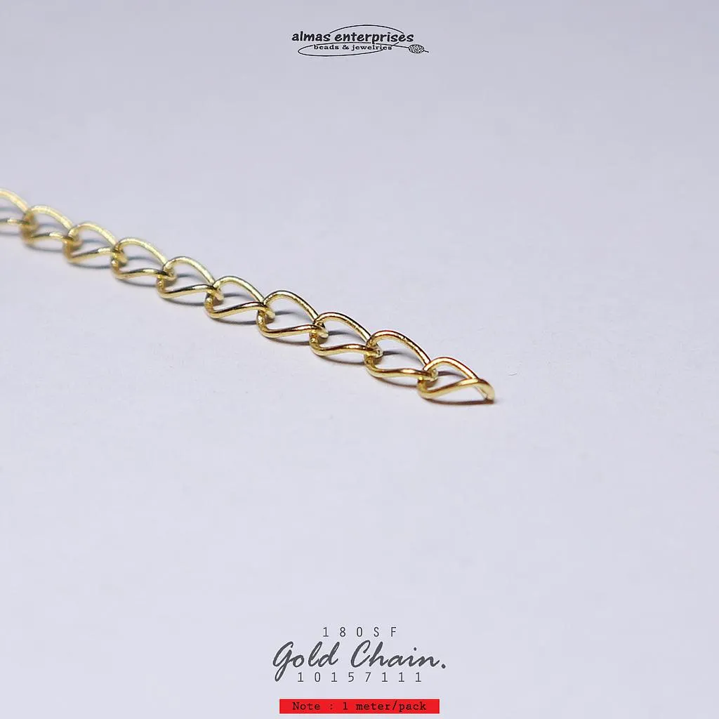180SF Gold Chain/m