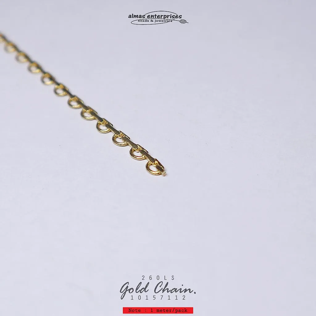 260LS Gold Chain/m