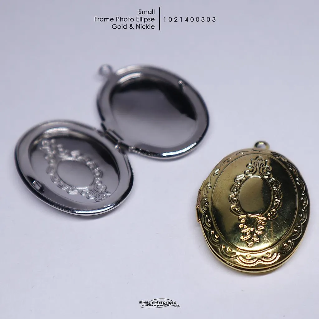 [1021400303] Ellipse Small Gold&NC Frame Photo/2