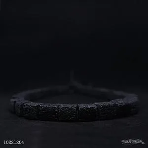 003 10x10 Black Lava Beads
