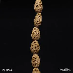 S1240A 15x22 Yellow Lava Beads