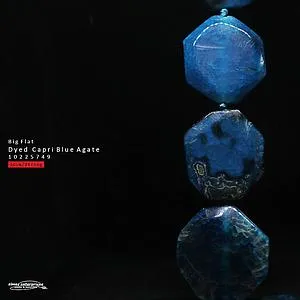 [10225749] Big Flat D.Capri Blue Agate