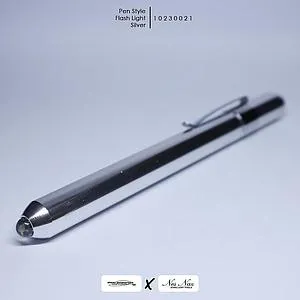Stainless Pens Style Flash Light