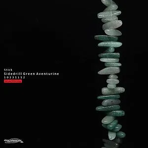 [10231112] Stick Sidedrill Green Aventurine