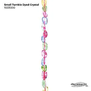 [10231200] Small Tumble Dyed Crystal