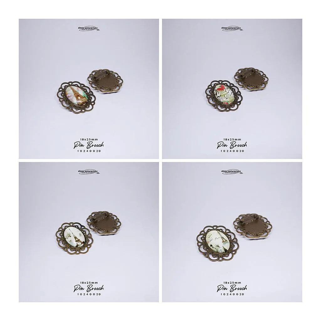 [10240020] 18x25mm Pin Brooch