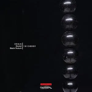[10138008] Round BLACK THULIUM (16mm)