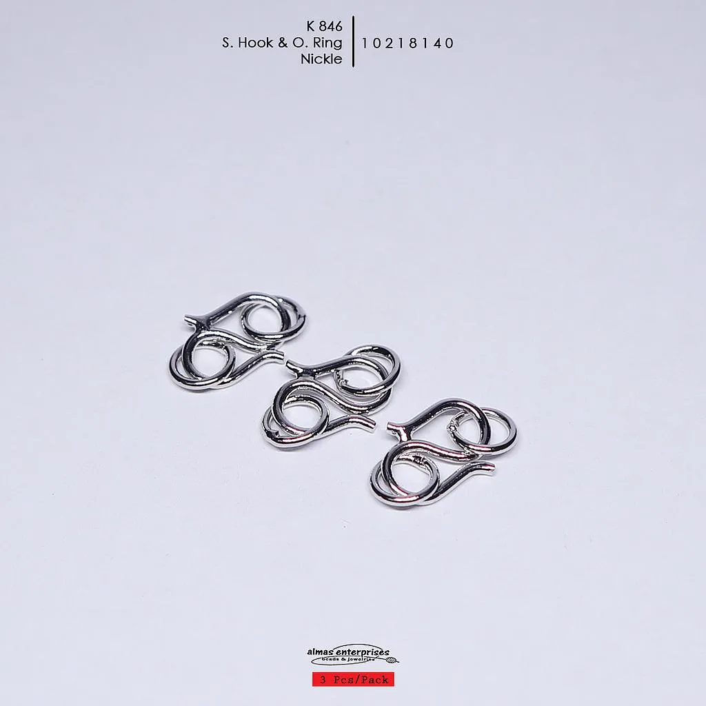 K846 S-hook + O ring Small/3