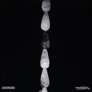 Drop Fac 12x25 Black Rhodolite