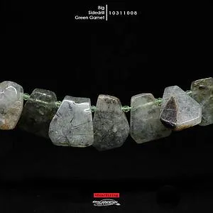 Side Drill Big Green Garnet