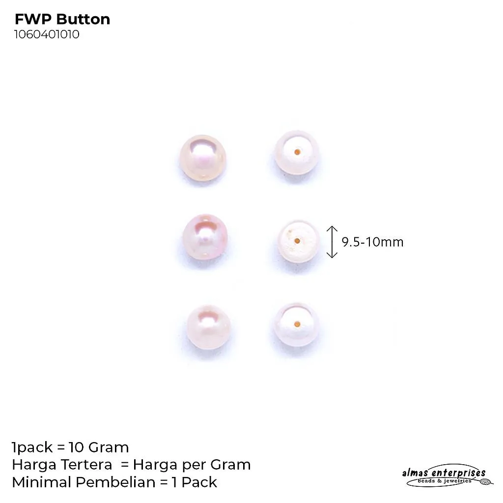 [1060401010] FWP BUTTON 9.5-10 WHITE