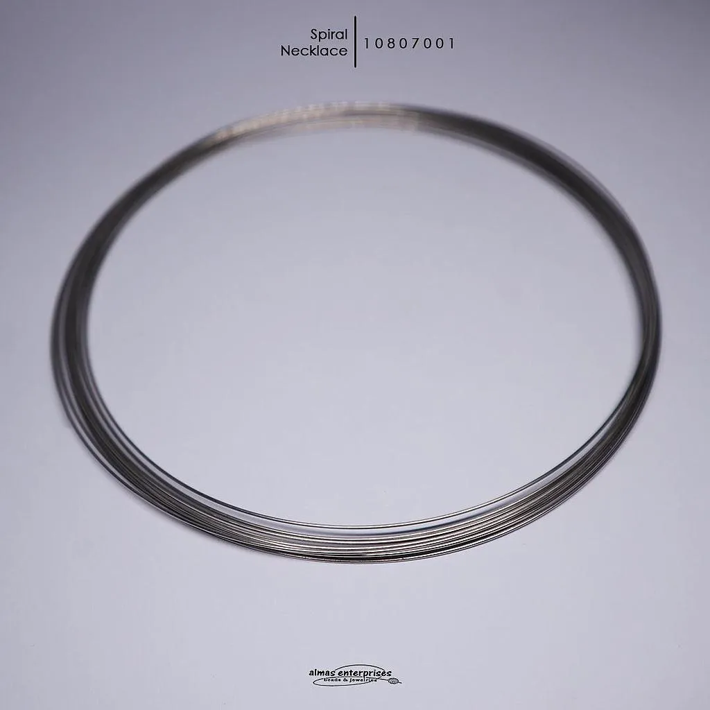 [10807001] SPIRAL NECKLACE