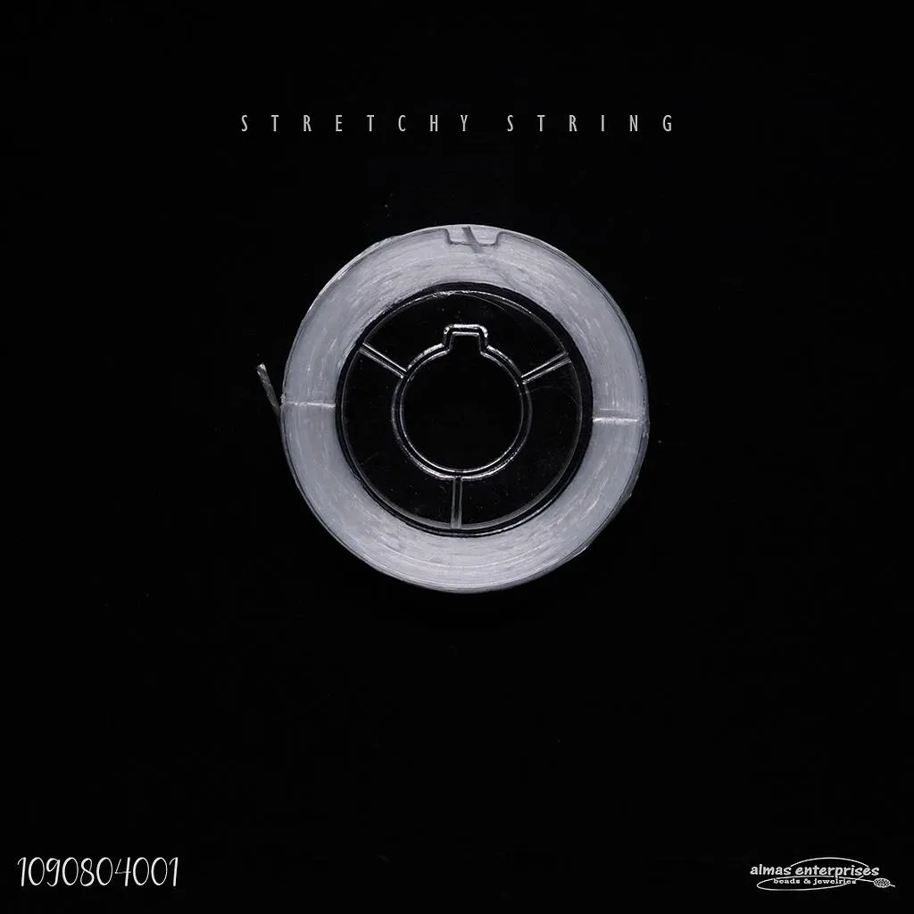 [1090804001] White Stretchy String/20m