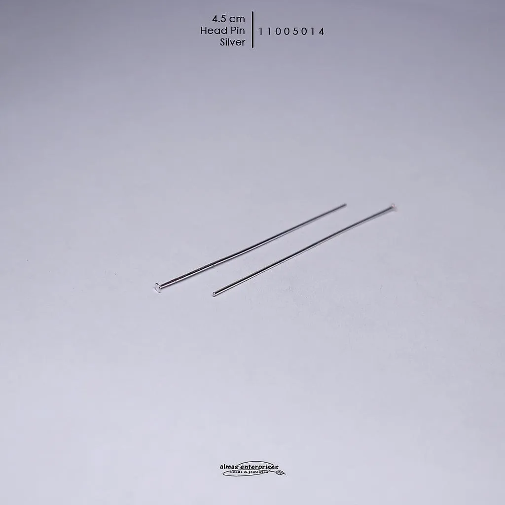 Silver 4.5cm Head Pin/72
