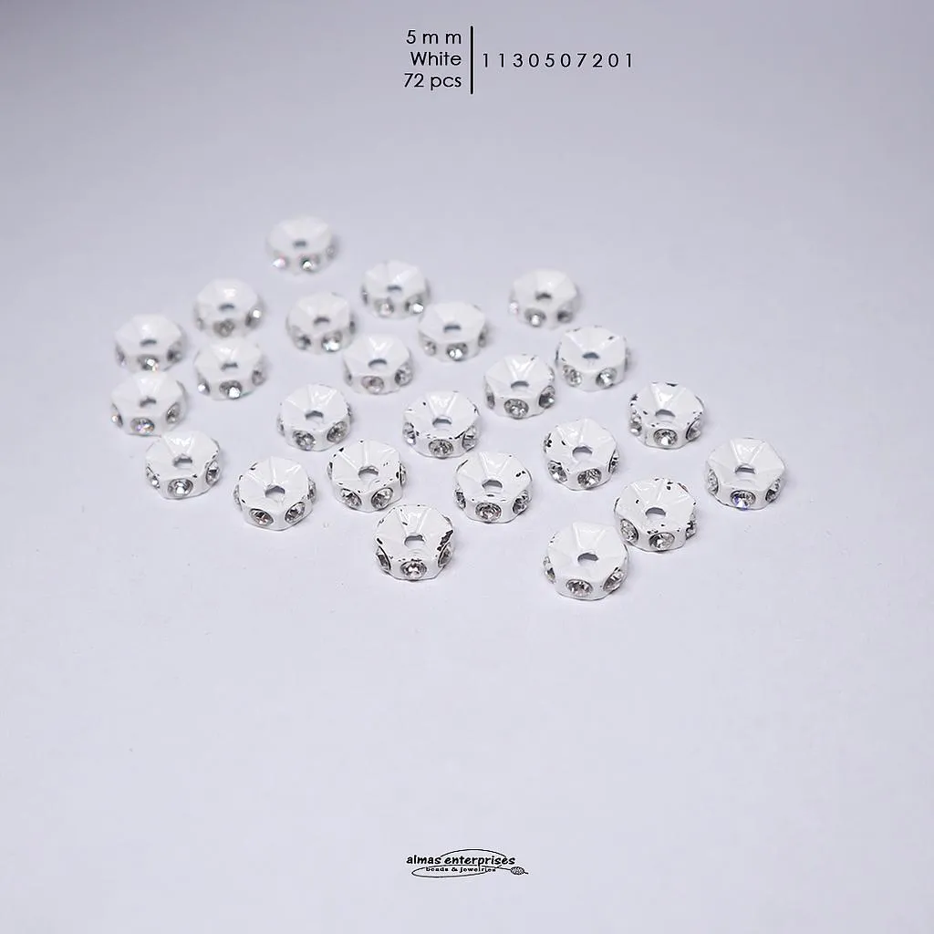 [1130507201] RONDELS 5 MM WHITE