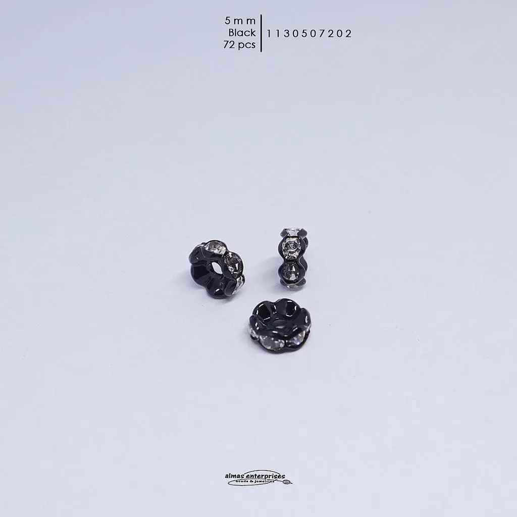 [1130507202] RONDELS 5MM BLACK