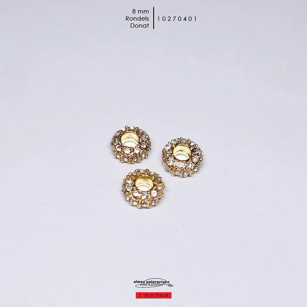 [10270401] Donat Rondels/3 (8mm)