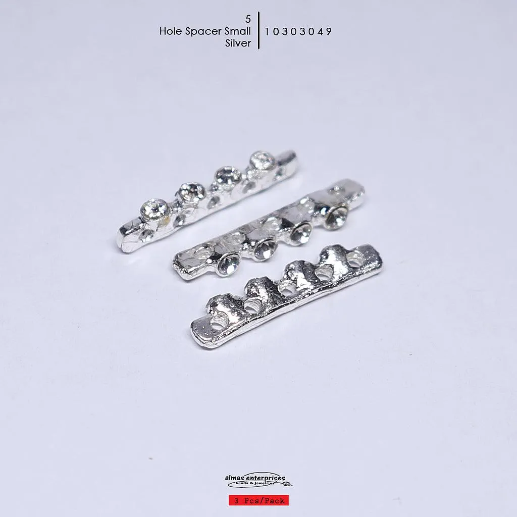 [10303048] Small 5 Hole Spacer/3 (Nickle)