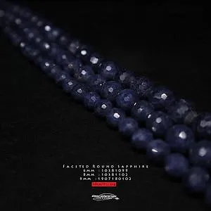 [10381099] Faceted Round Sapphire (6mm)