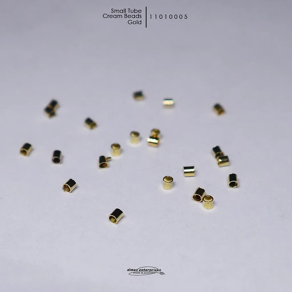 Small Tube Crimp Beads/gross