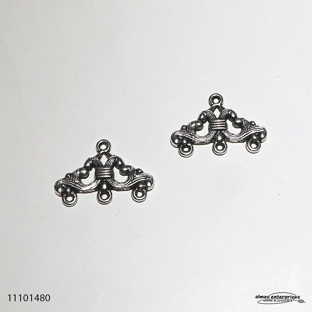 [1110100480] 480 Earring Frame/6pair (AntiqGold)