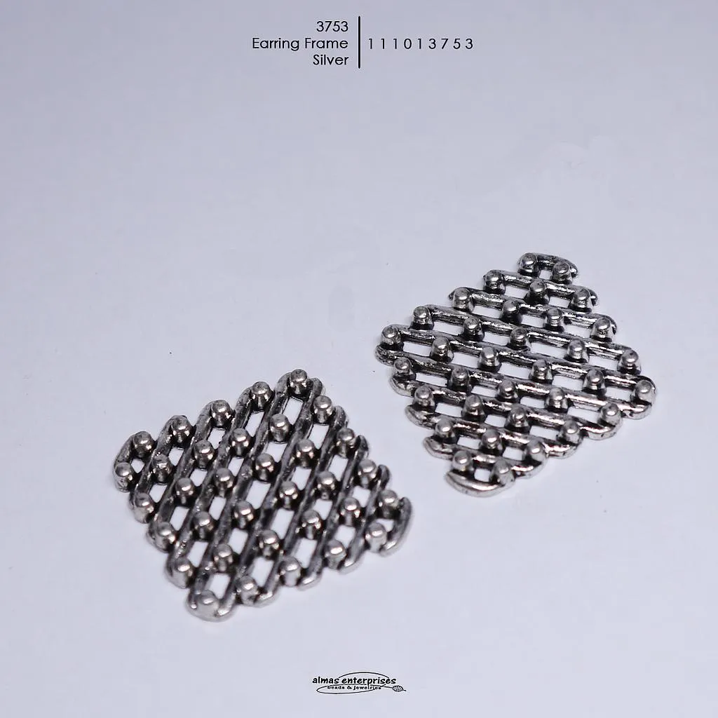 [111013753] 3753 Earring Frame AS/3pair