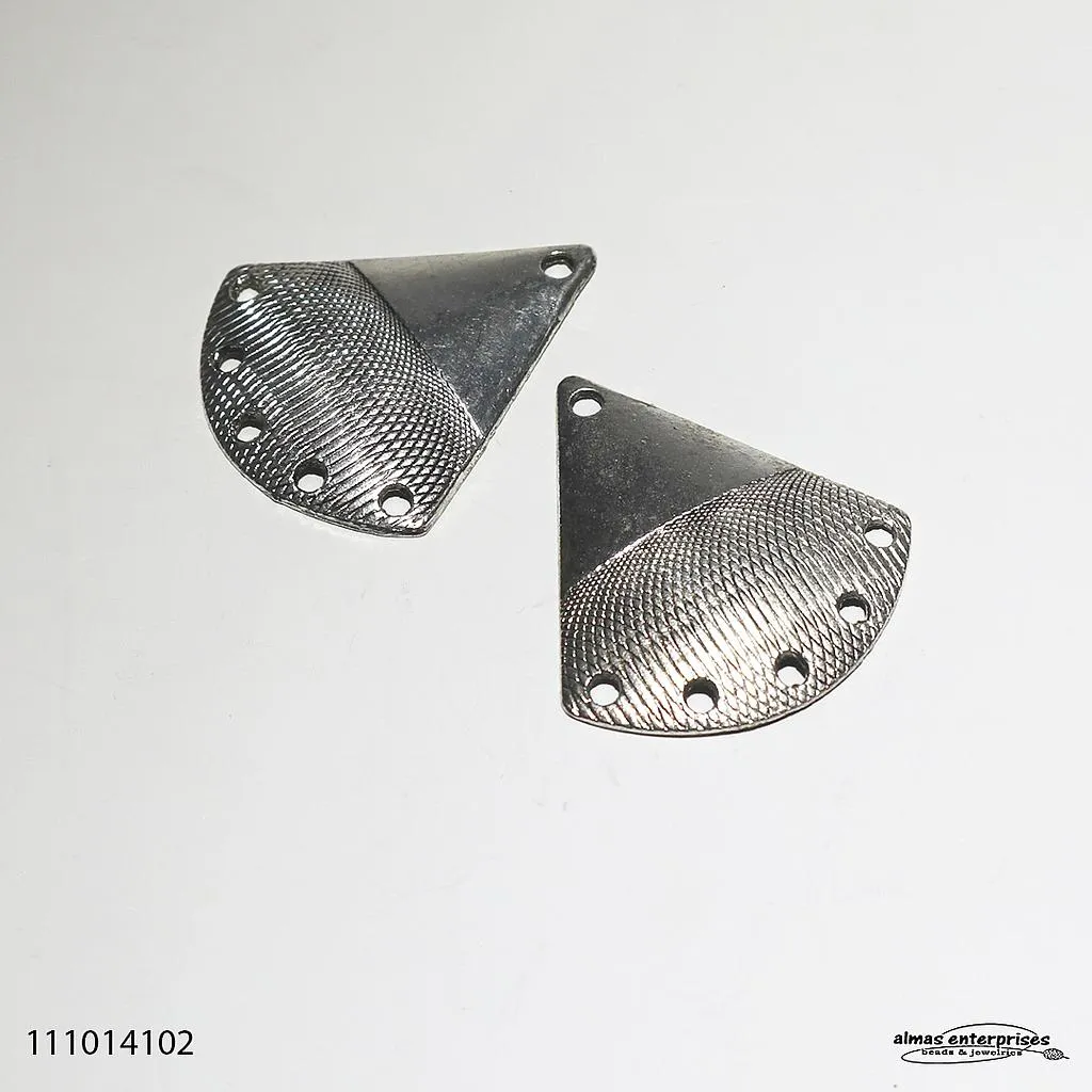 [111014102] 4102 Earring Frame/3pair (AntiqSilver)
