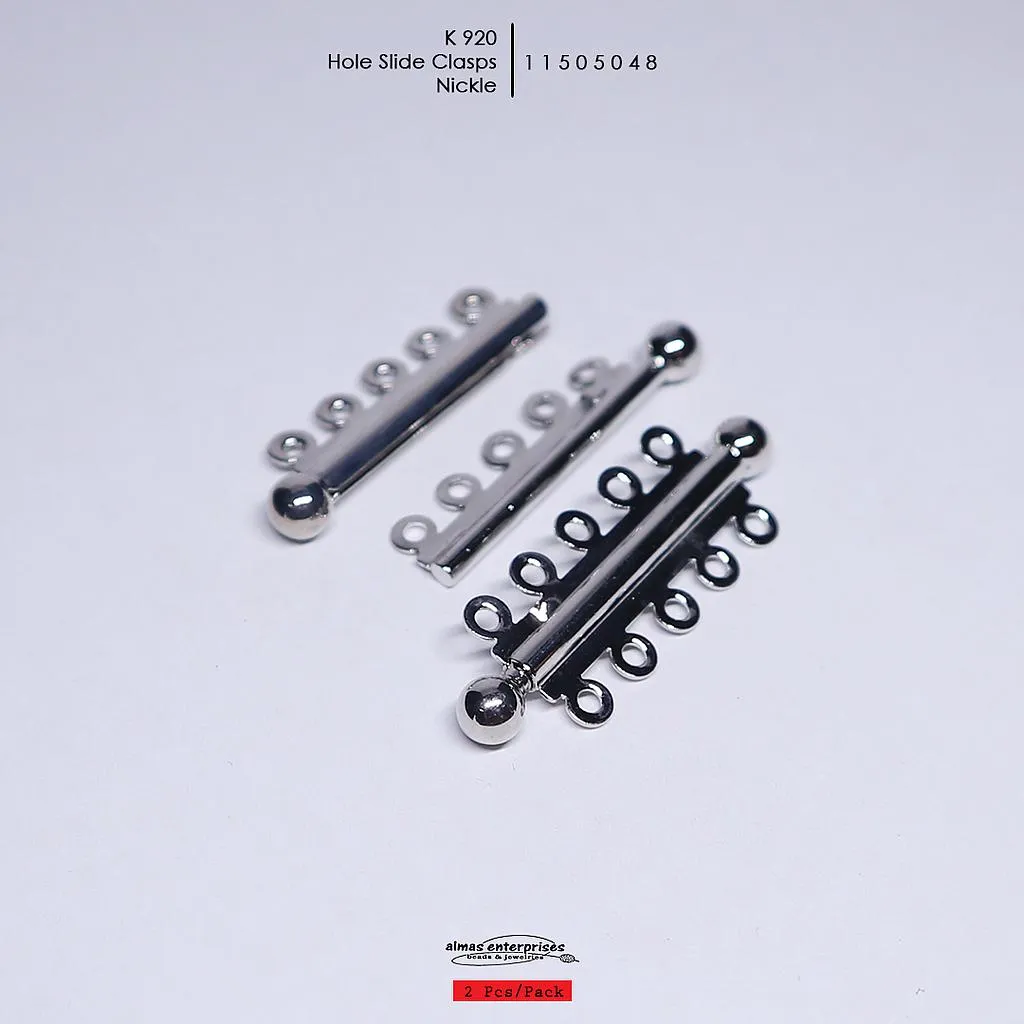 K920 5Hole Slide Clasps/2