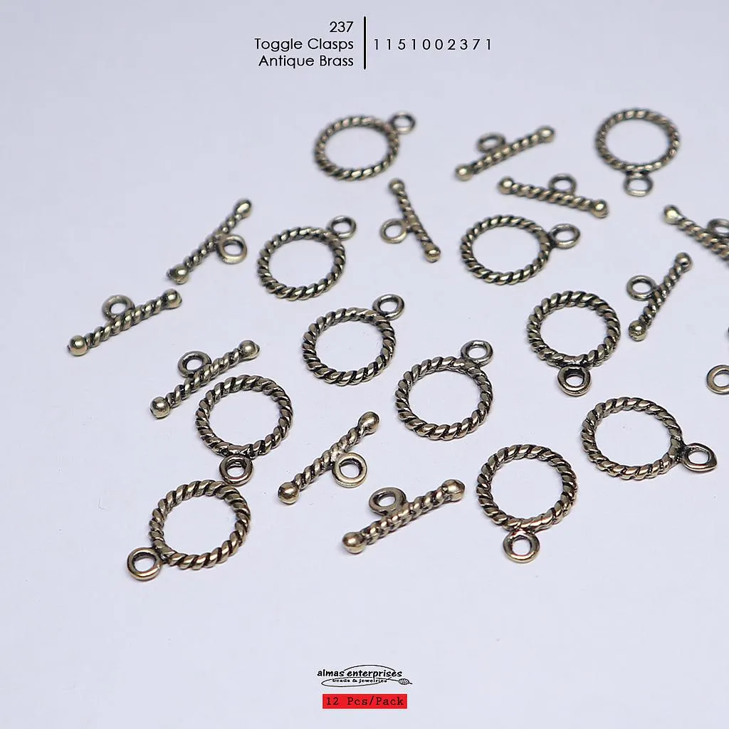 237 Toggle Clasps/12pair
