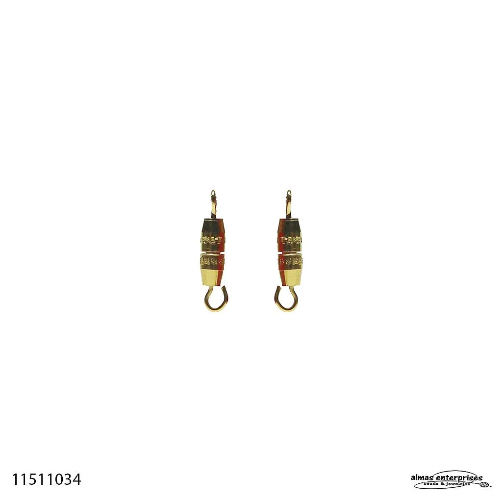 [11511034] 28 Screw Clasps/24 (Gold)