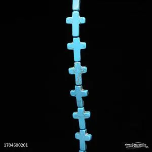 Cross 12x16 Stab Turquoise