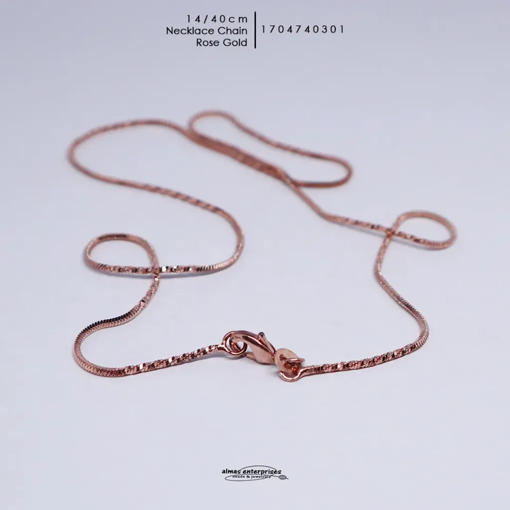 40cm Rose gold Chain Neck 14